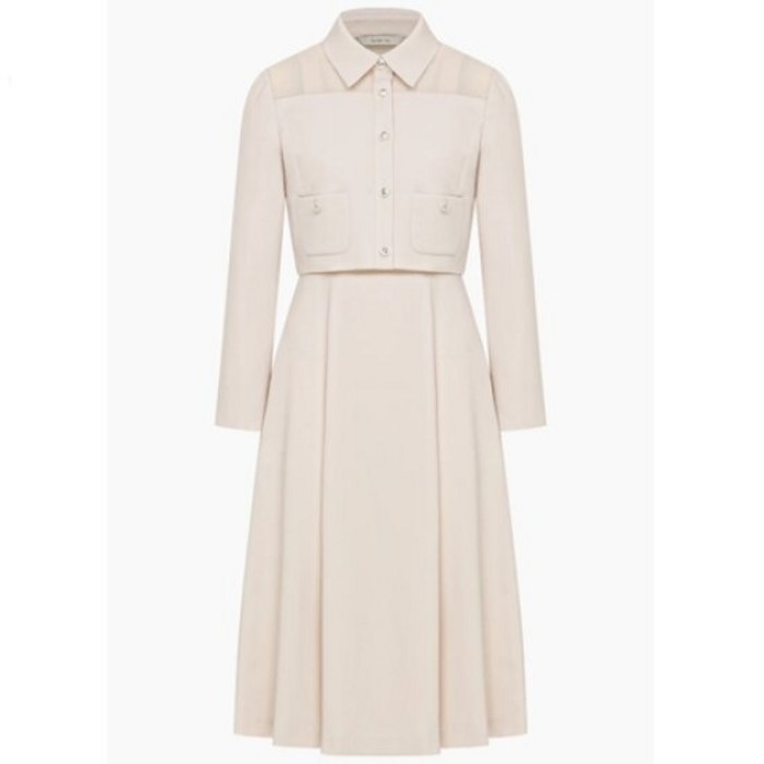 케네스레이디 쉬폰배색 자켓 슬리브리스 원피스 세트 EWOPPC3003 2274814