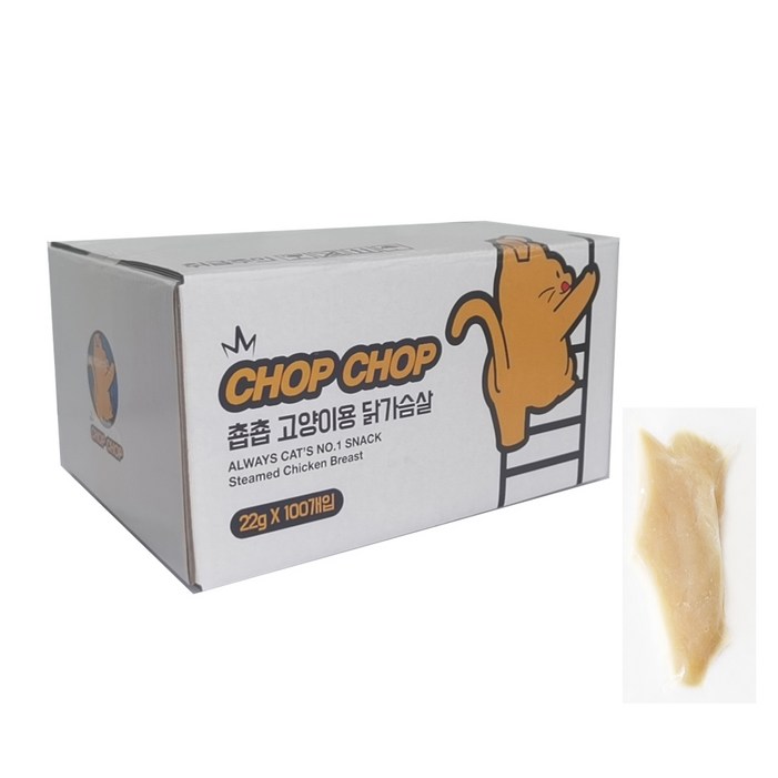 춉춉 고양이용 닭가슴살, 닭가슴살, 100개