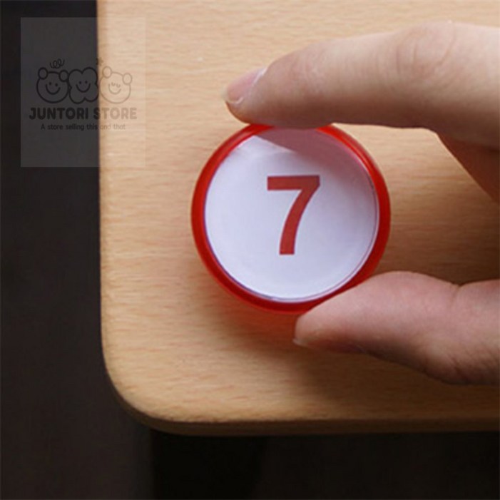 살롱드버스 테이블 번호판 10개입 에폭시번호판