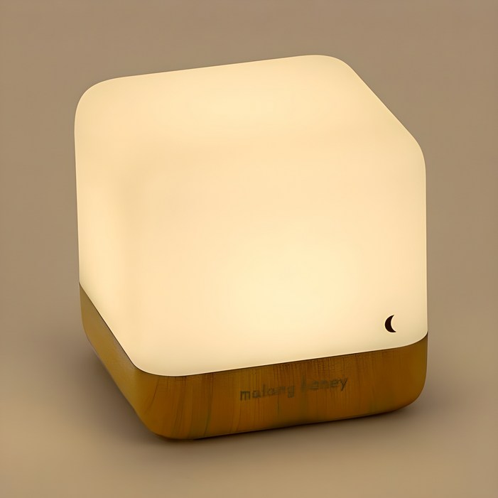 말랑하니 뒤집으면 꺼지는 국민 수유등, 우드  주광색