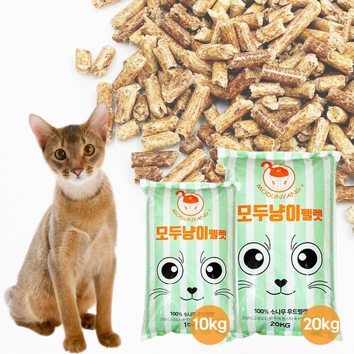 모두팜 모두냥이 모음 반려동물 배딩용 펠렛 우드펠렛 고양이 화장실 고양이 모래, 1개