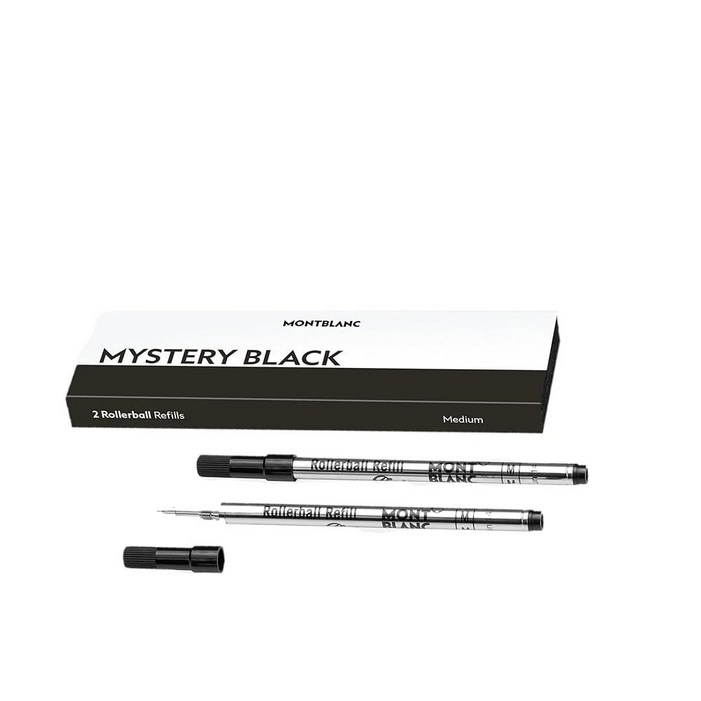 MONTBLANC REFILL RB M 2x1 MYSTERY BLACK PF 브랜드 검정