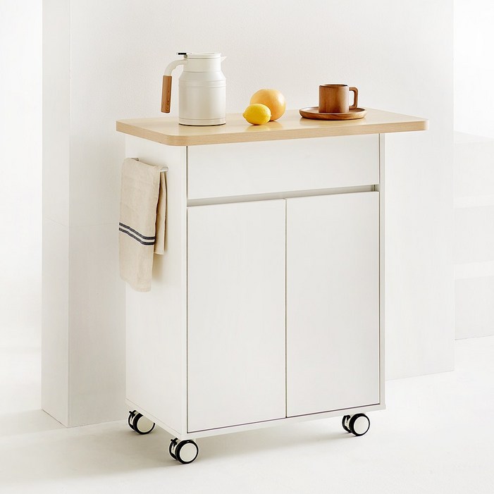 ST9960 필웰 데일리 이동조리대 주방수납장 800 완전수납 DVX