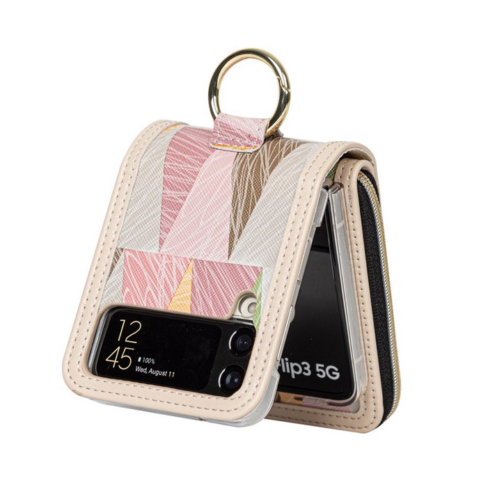 피카소 갤럭시 Z플립7 Z플립6 Z플립5 Z플립4 Z플립3 지퍼 지갑형 링 다이어리 케이스