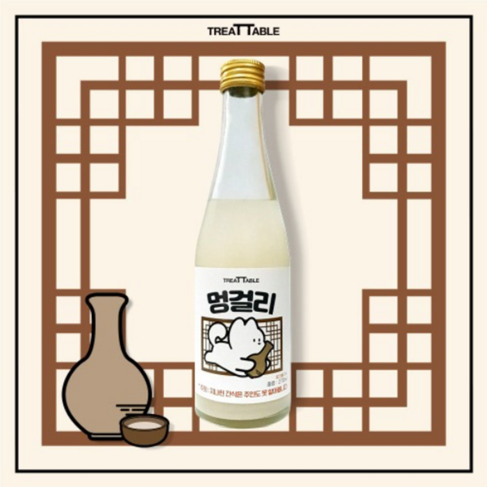 트릿테이블 멍걸리 270ml 강아지 전용 막걸리