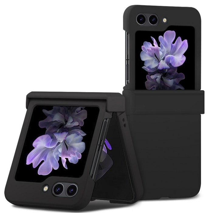 갤럭시 Z플립5SMF731   하이온 K2TEN  케이스 힌지보호 무선충전 블랙