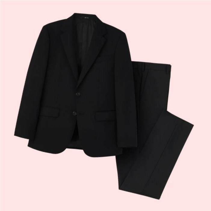 맨잇슈트 데일리 사계절 파워스판 클래식 블랙 정장 3712129