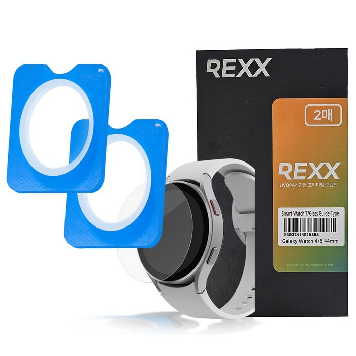 REXX 이지스틱 갤럭시 워치 강화유리 액정보호필름, 단일 색상, 1개