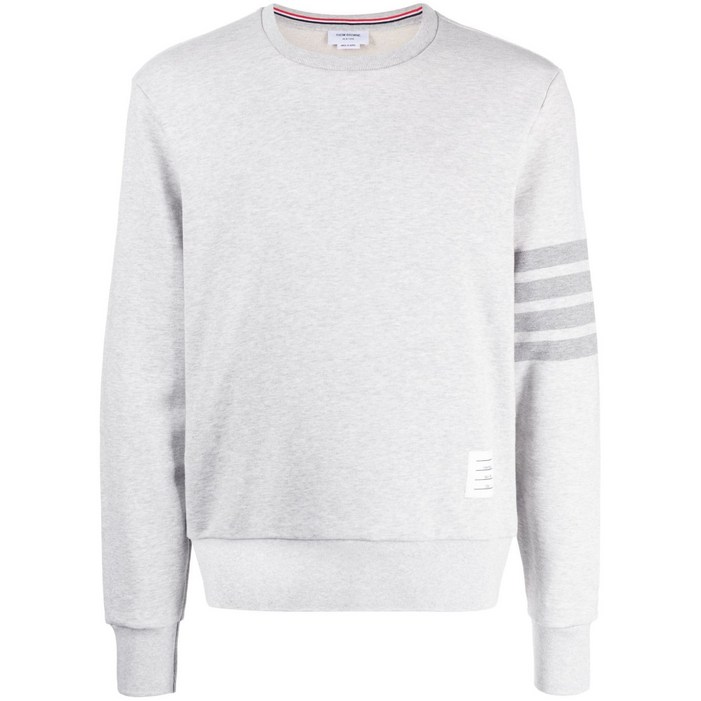 톰 브라운 4 바 모티프 스웨트셔츠