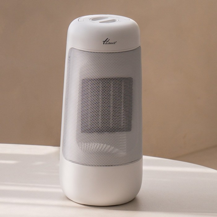 한일전기 PTC 자동회전 미니 온풍기