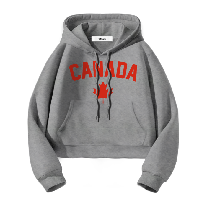 토르소 TSF 캐나다 세미 오버핏 크롭 후드티