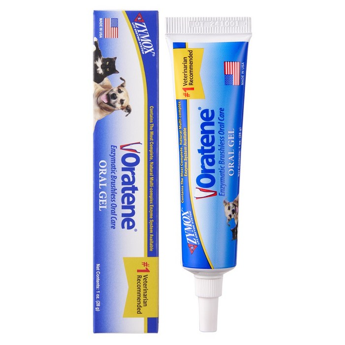 오라틴 안티셉틱 오랄 젤 28g 강아지 고양이 구강 관리 치약