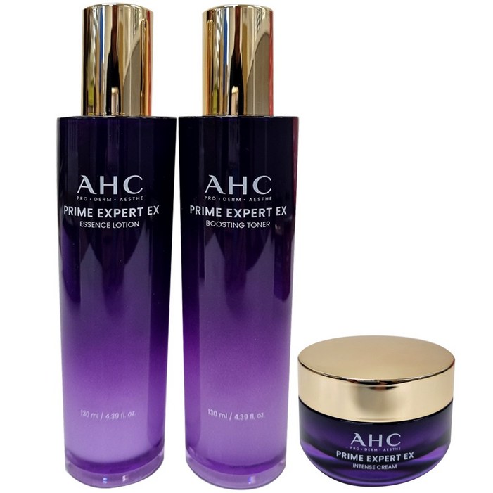 AHC 프라임 엑스퍼트 EX 토너로션크림 3종 1세트 NEW 2025년 최신상, 1세트