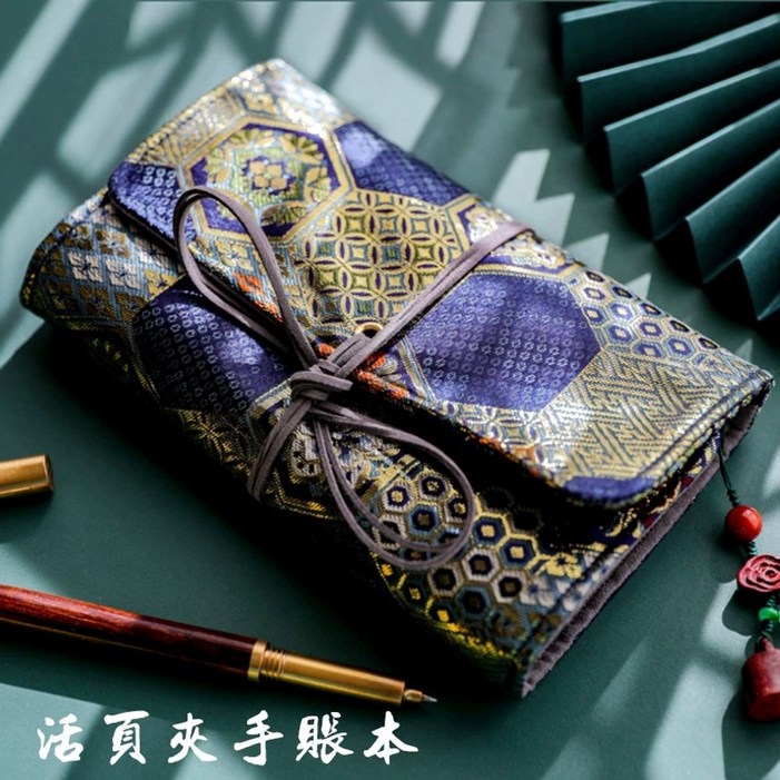 예쁜다이어리 감성 패브릭 자수 키치 빈티지 일기장 다꾸