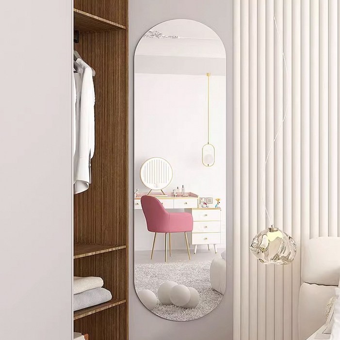 홈비 아크릴 아크릴거울 전신 화장대 붙이는 거울