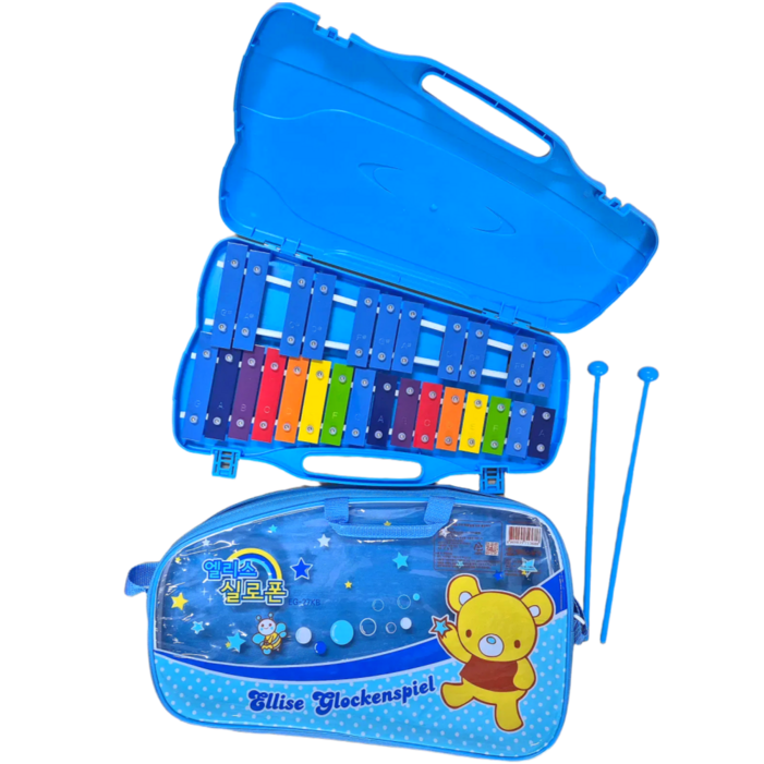 KC인증 국내 생산 실로폰 27key 가방 세트