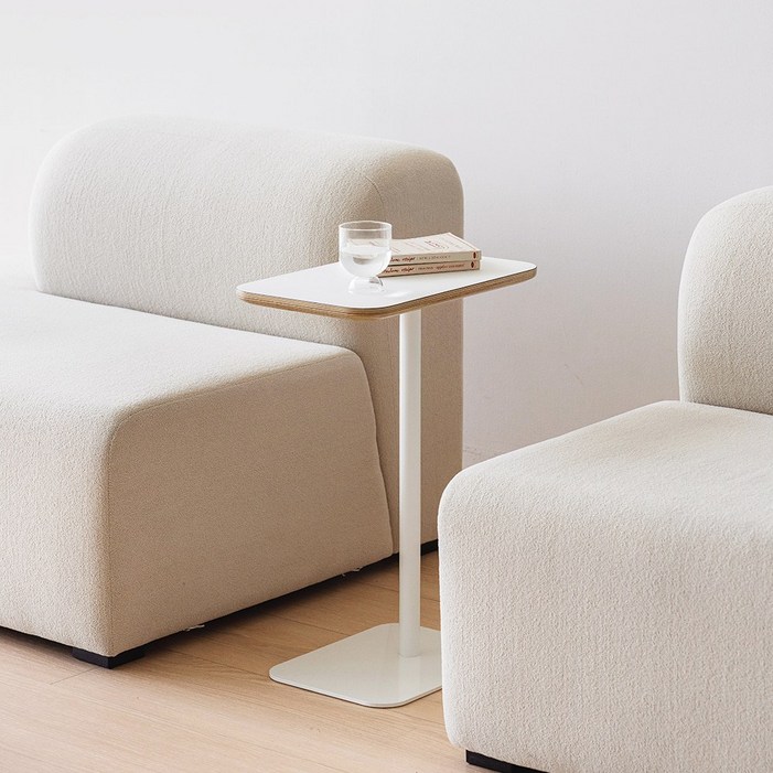 두닷 토크 페닉스 자작나무 사이드 테이블, 에어화이트