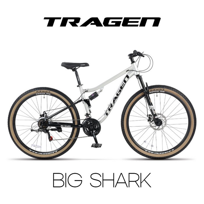 트라젠 빅샤크 29인치 풀샥 앞뒤샥 시마노21단 풀서스펜션 자전거