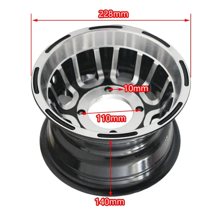 8 인치 전면 및 바퀴 Atv 4 륜 카트에 적합 19x7-8 튜브리스 타이어 액세서리