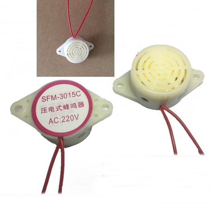 삐경고음부저 경고음 부저 AC 220V 1pcs YD3015부저 압전부저 ccab17