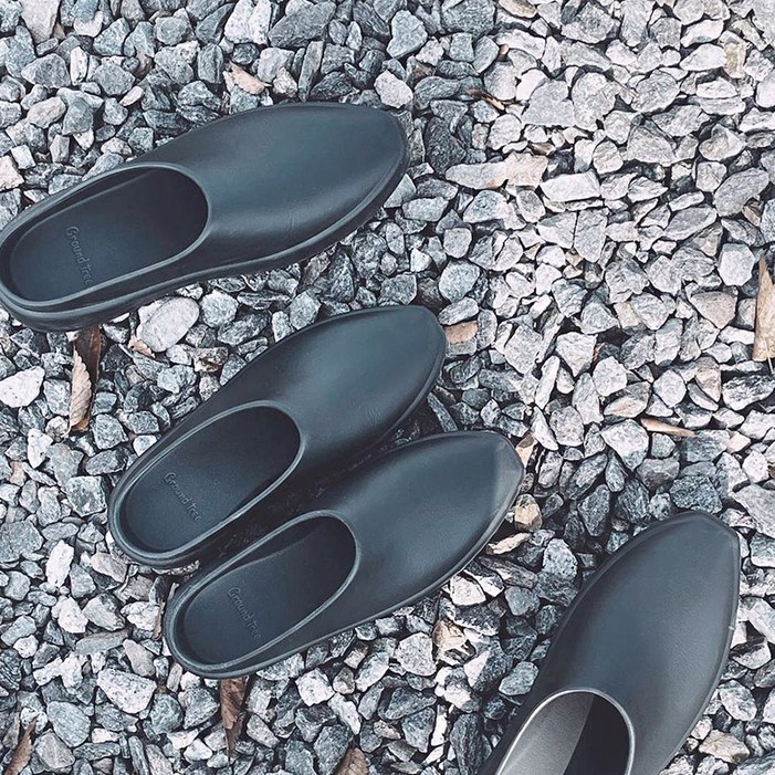 초경량 발편한 여행용 안전 한 방수 슬리퍼 남자슬리퍼 여자슬리퍼 스퀘어 뮬 차콜