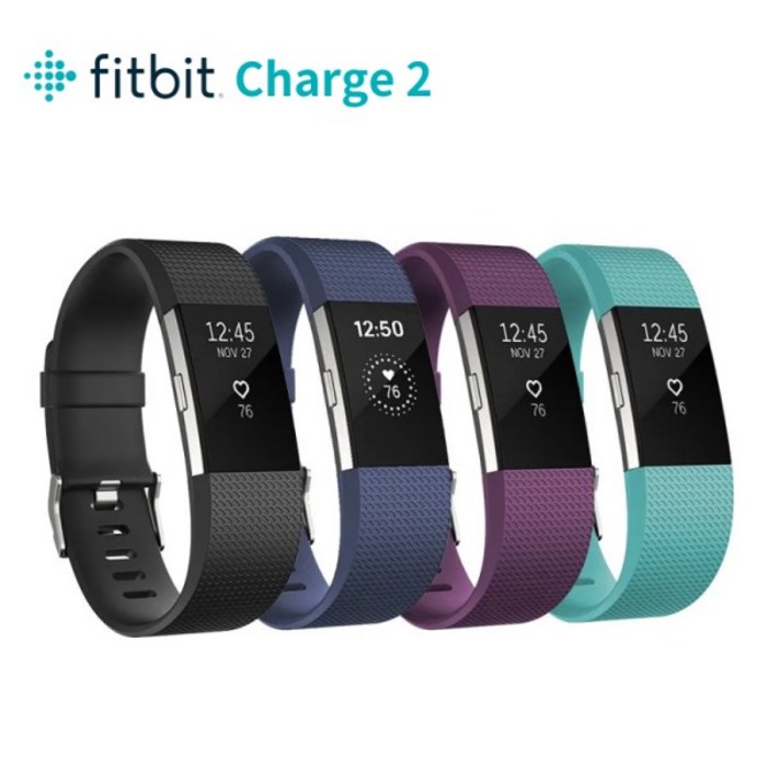 Fitbit Charge 2 스마트 워치 밴드 블루투스 활동 및 피트니스 트래커 하트 스포츠 시계 정품