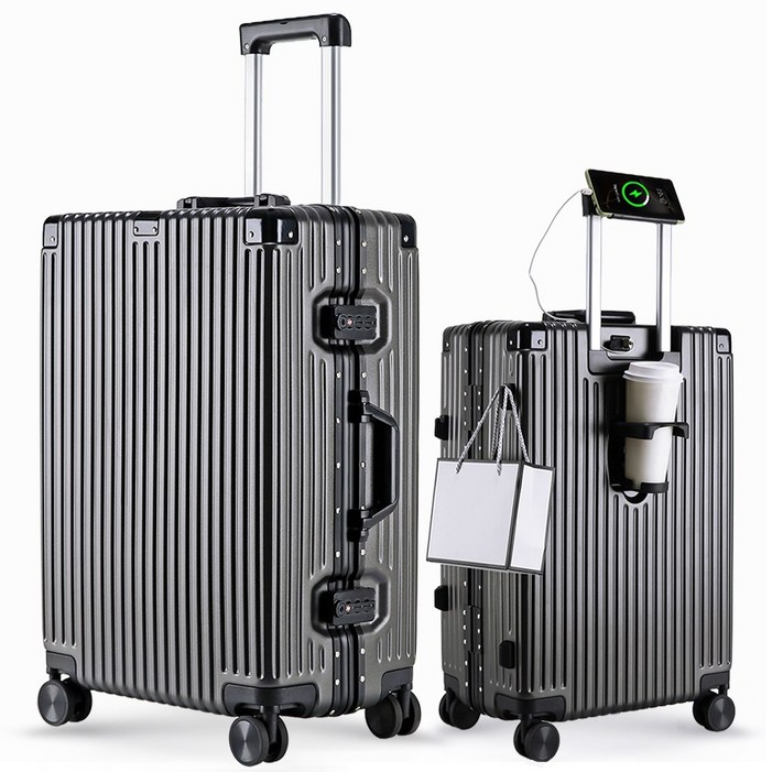 USB충전알루미늄 REGESY 경량 기내용 캐리어 202427인치 360도 저소음 바퀴 대용량 여행가방 3년AS