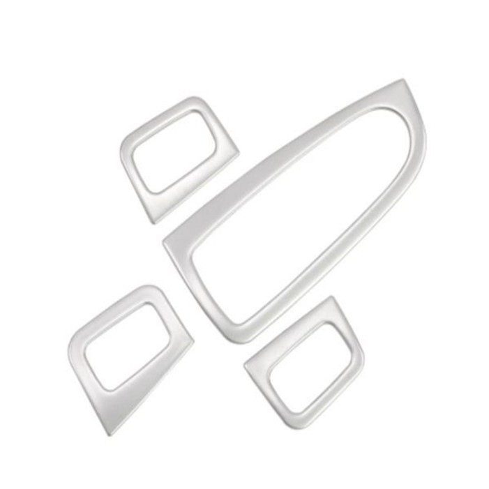 모터스파이 벤츠 호환 C GLC 클래스 W205 X253 윈도우스위치 버튼 테두리 순정형 커버 몰딩, 01. 실버 무광