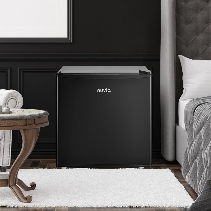 누비아 미니 냉장고 NR50LB 블랙, 블랙, NR50LB