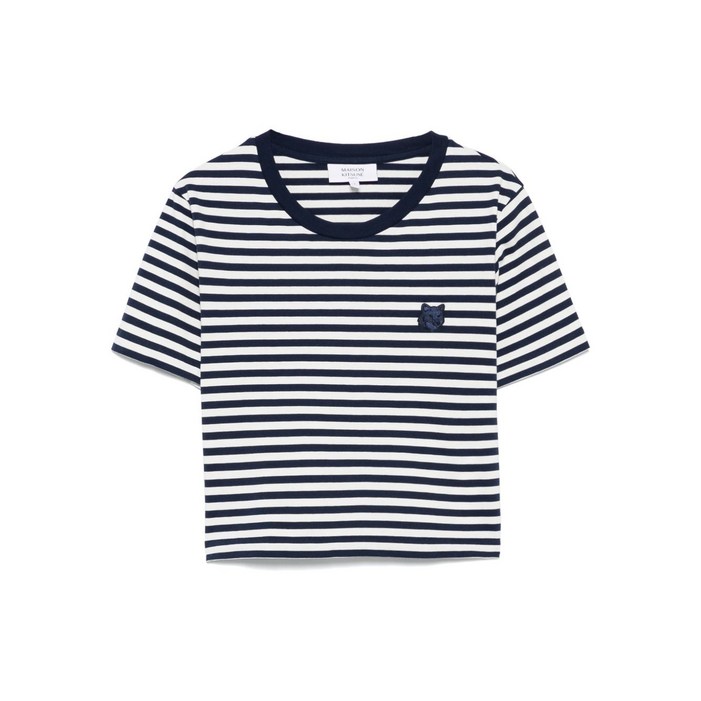 메종키츠네 폭스 모티프 티셔츠