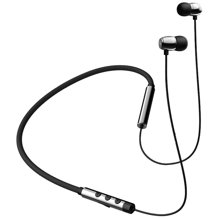 모비프렌 플렉스 L MFBNB7100 블루투스 넥밴드 이어폰, 플렉스L 소울, 블랙