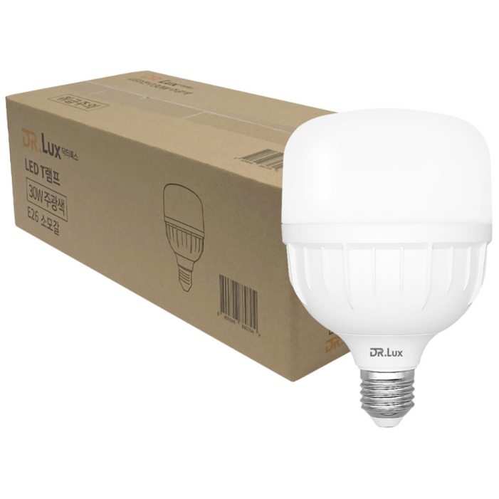 닥터룩스 고용량 LED 전구 T램프 30W, 20개