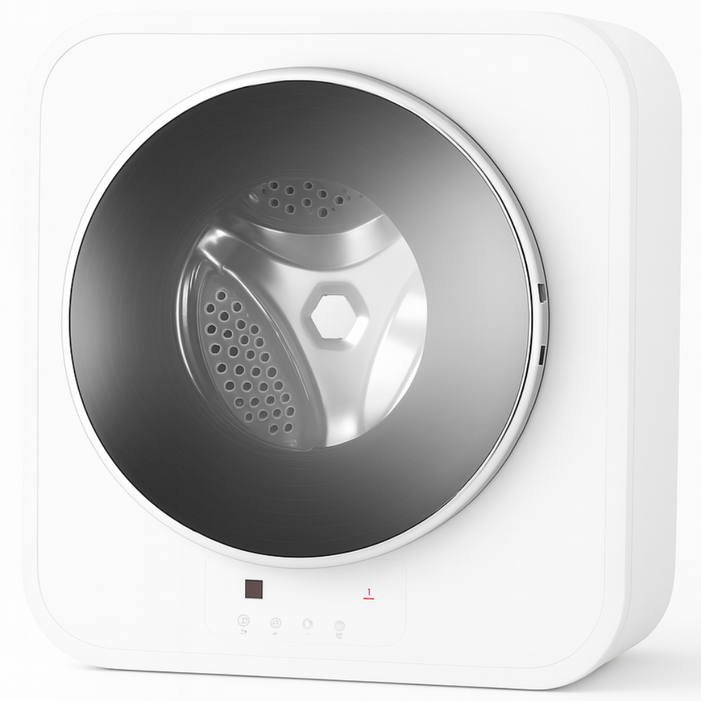 린텔라 벽걸이 미니 세탁기 소형 경량 3kg 속옷 건조 드럼 원룸 아기옷 빨래 고성능 소형