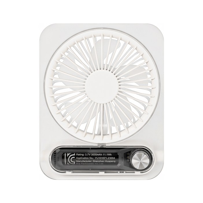 르젠 BLDC 데스크테리어 컴팩트한 무선 탁상용 플랫팬 선풍기