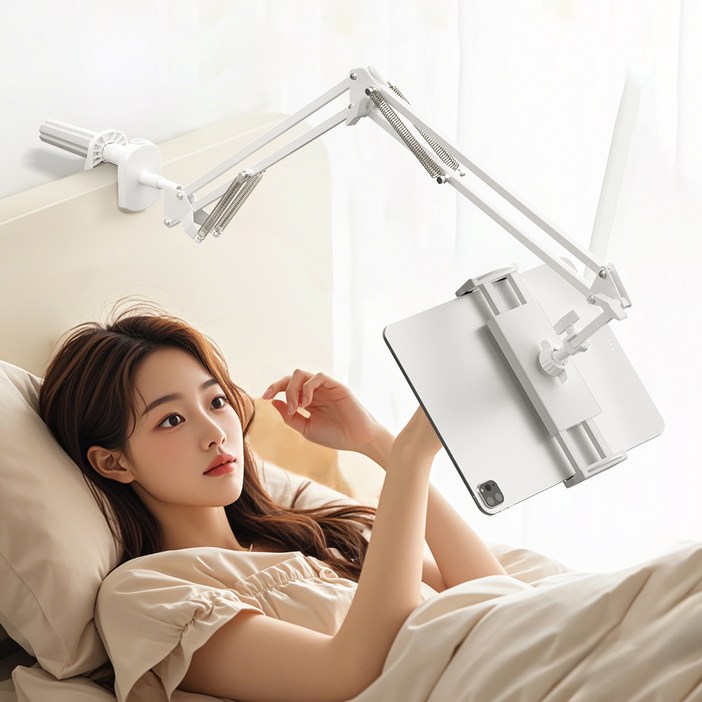 홈플래닛 접이식 스마트폰 태블릿 집게형 거치대