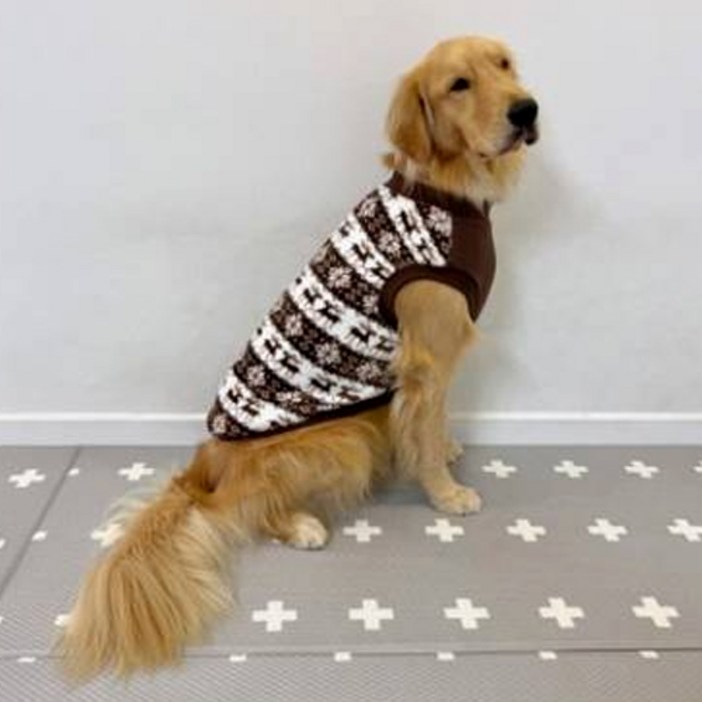 도기스타 강아지 소형 중형 대형견 극세사 플리스 사슴 티셔츠
