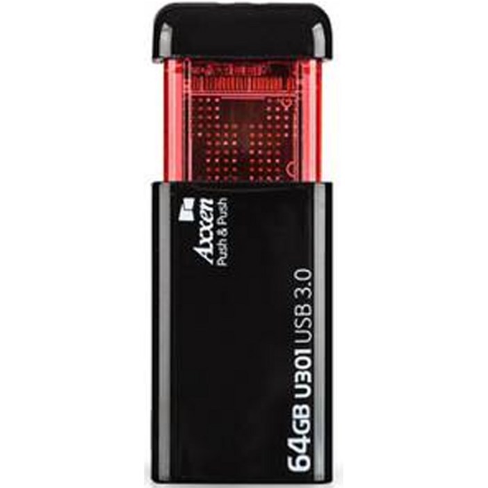 액센 초고속 클릭형 USB3.0 메모리 U301 PUSH, 64GB - 쇼핑뉴스