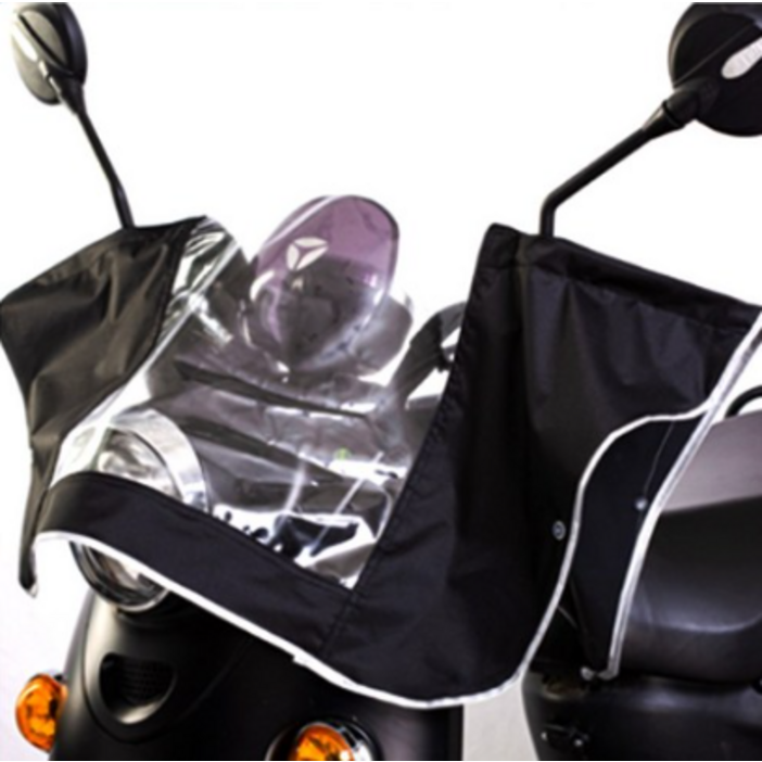 에코라이즈 전동스쿠터 킥보드 스쿠터 오토바이 핸들 방수 커버, 블랙, 1개