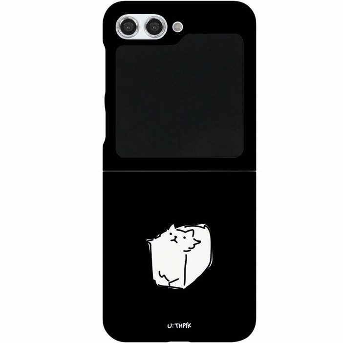 유스픽 디자인 하드 휴대폰 케이스 망한 고양이
