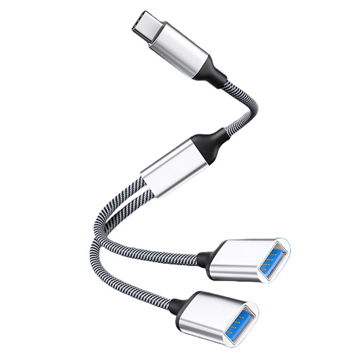 헨센 2in1 멀티 확장 변환 OTG 케이블 C타입