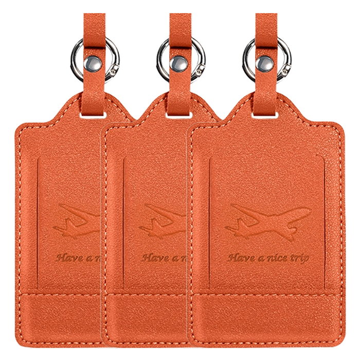 벨리안 튼튼한 여행용 캐리어 골프백 가죽 네임택 3p