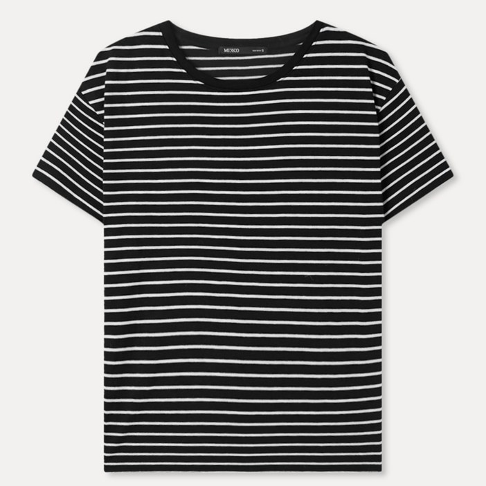 미쏘 여성용 베이직 R넥 반팔 티셔츠 MIWHWG310A