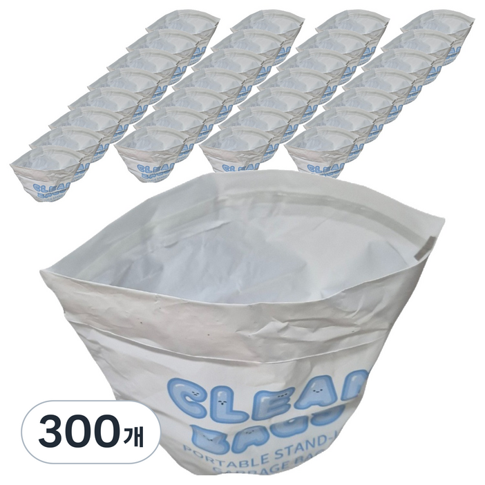 홈앤코 차량 캠핑 주방 쓰레기봉투, 300개