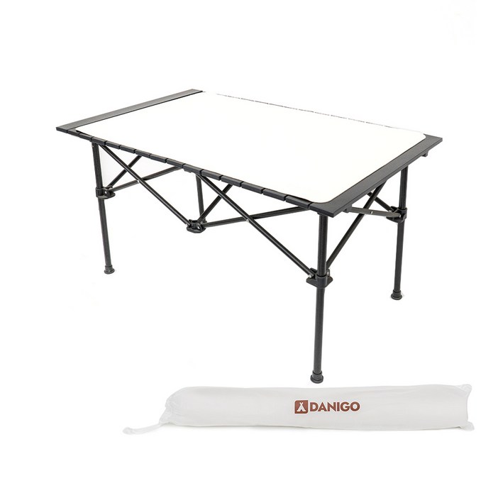 다니고 가죽 캠핑 테이블보 매트  전용파우치