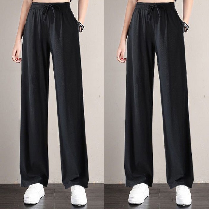 피어니스트 여성용 냉감 통기성 쿨 아이스 냉장고 바지 11 2장 세트