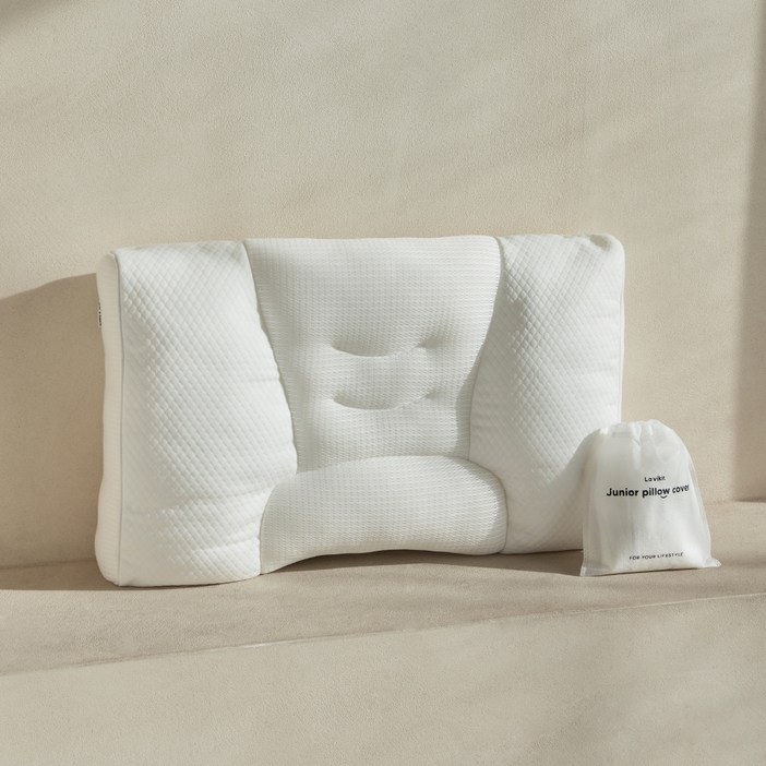 라비킷 주니어베개  커버, 화이트