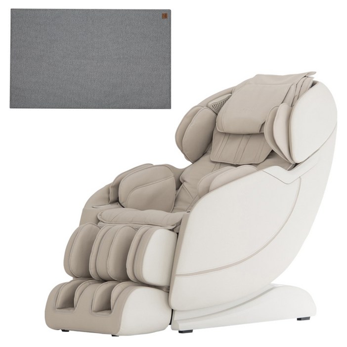 리쏘 미라클 안마의자 + 전용 카페트 세트 방문설치, LSF-7000F, 아이보리 + 베이지(안마의자), 그레이(카페트)