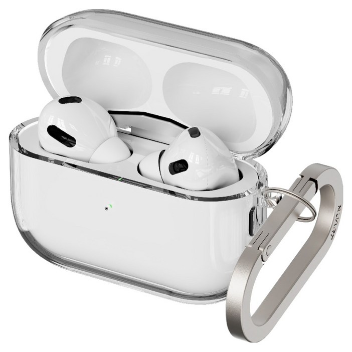 누아트 크리스탈 TPU 변색방지 투명 젤리케이스, 투명, 1개, 에어팟 프로 3