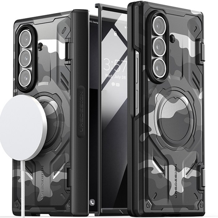 베루스 테라가드 액티브 360 자동 힌지 보호 전면 필름 일체 맥세이프 휴대폰 케이스