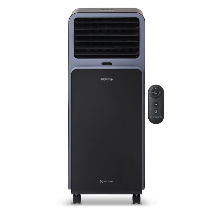 모리츠 에코팬 리모컨식 슬림형 PTC 업소용 디지털 온풍기, MOPT7000, 블랙